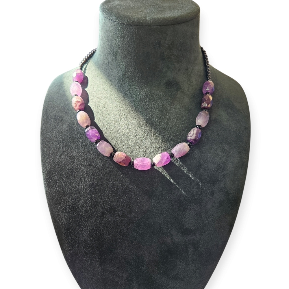 Amethyst Bead Necklace